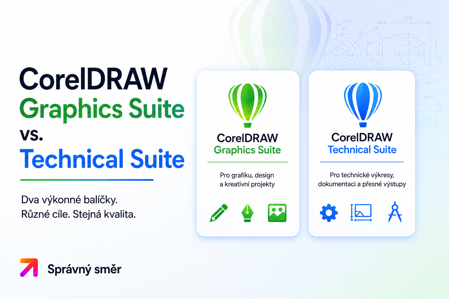 CorelDRAW - Graphics suite vs. Technical suite